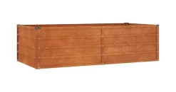 vidaXL Hochbeet Rostig 160 x 80 x 45 cm Cortenstahl
