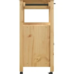 vidaXL Küchenwagen MONZA 60x40x90 cm Massivholz Kiefer
