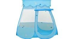 vidaXL Kinder-Spielzelt mit 250 Bällen Blau 102x102x82 cm
