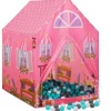 vidaXL Kinder-Spielzelt mit 250 Bällen Rosa 69x94x104 cm