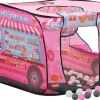 vidaXL Kinder-Spielzelt mit 250 Bällen Rosa 70x112x70 cm