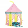 vidaXL Kinder-Spielzelt mit 250 Bällen Rosa 100x100x127 cm