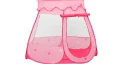 vidaXL Kinder-Spielzelt mit 250 Bällen Rosa 102x102x82 cm