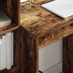 vidaXL Schreibtisch Räuchereiche Braun