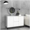 vidaXL Sideboard 104 x 70 x 35 cm Weiß