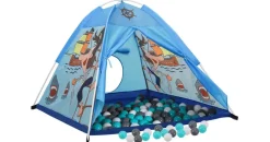 vidaXL Spielzelt mit 250 Bällen Blau 120x120x90 cm