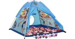vidaXL Spielzelt mit 250 Bällen Blau 120x120x90 cm