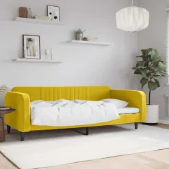 vidaXL Tagesbett 100 x 200 cm gelb