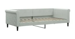 vidaXL Tagesbett 90 x 200 cm hellgrau