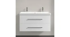Villeroy & Boch Waschtischunterschrank 2 Auszüge 98 x 51,4 x 48 cm Weiß
