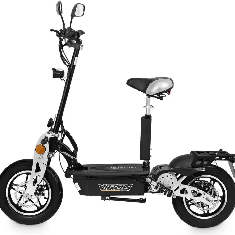 Viron VR-1500-EEC 1000 W 35 km/h Schwarz mit Korbset