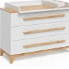 VitaliSpa Wickelkommode Malia, Weiß/Artisan, 133.2 x 98 cm