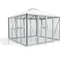 Vitavia Fortuna Alu eloxiert ESG 3 mm / Dach HKP 10 mm 10,2 m²