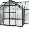 Vitavia Sirius Alu schwarz ESG 3 mm 13 m2 inkl. Fundament