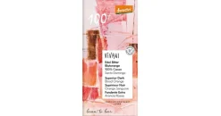 Vivani Edel Bitter Blutorange Schokoladentafel 90 g