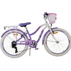 Volare Lovely 24" RH 33.5 cm lila 7-Gang Handbremsen