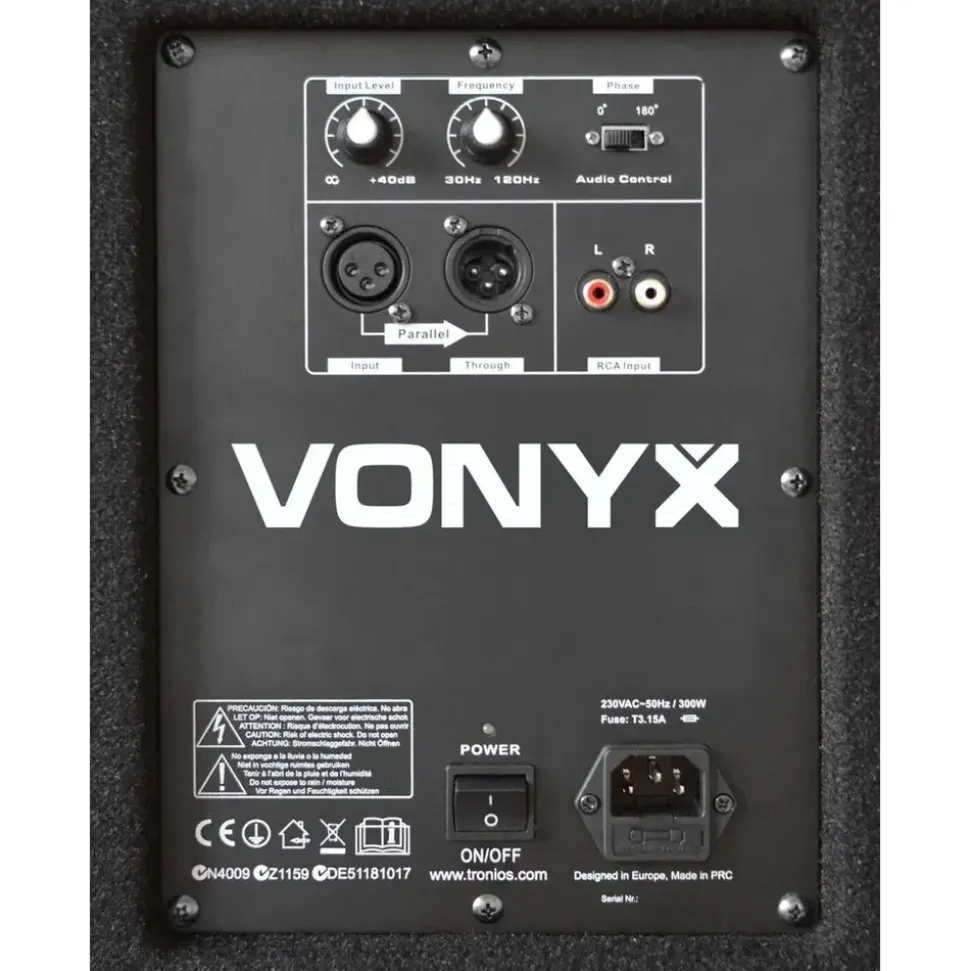 Vonyx SWA18 PA Aktiv-Subwoofer 18" / 1000W