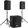Vonyx VX1015BT 2.1 Aktiv-Lautsprecher-Set 15