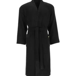VOSSEN Bademantel Woodstock Schwarz L/XL