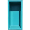 Wacredo GFK Rechteckbecken 200 x 100 x 60cm Kneippbecken Teichbecken Wasserspielbecken architektonisches Wasserbecken für Wasserspiel Glasfaser (Blau)