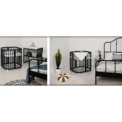 Waldin Babybett 7in1 Weiß 77 x 0 cm