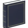 walther design Fotoalbum blau 200 Fotos Memo-Einsteck ME-138-L