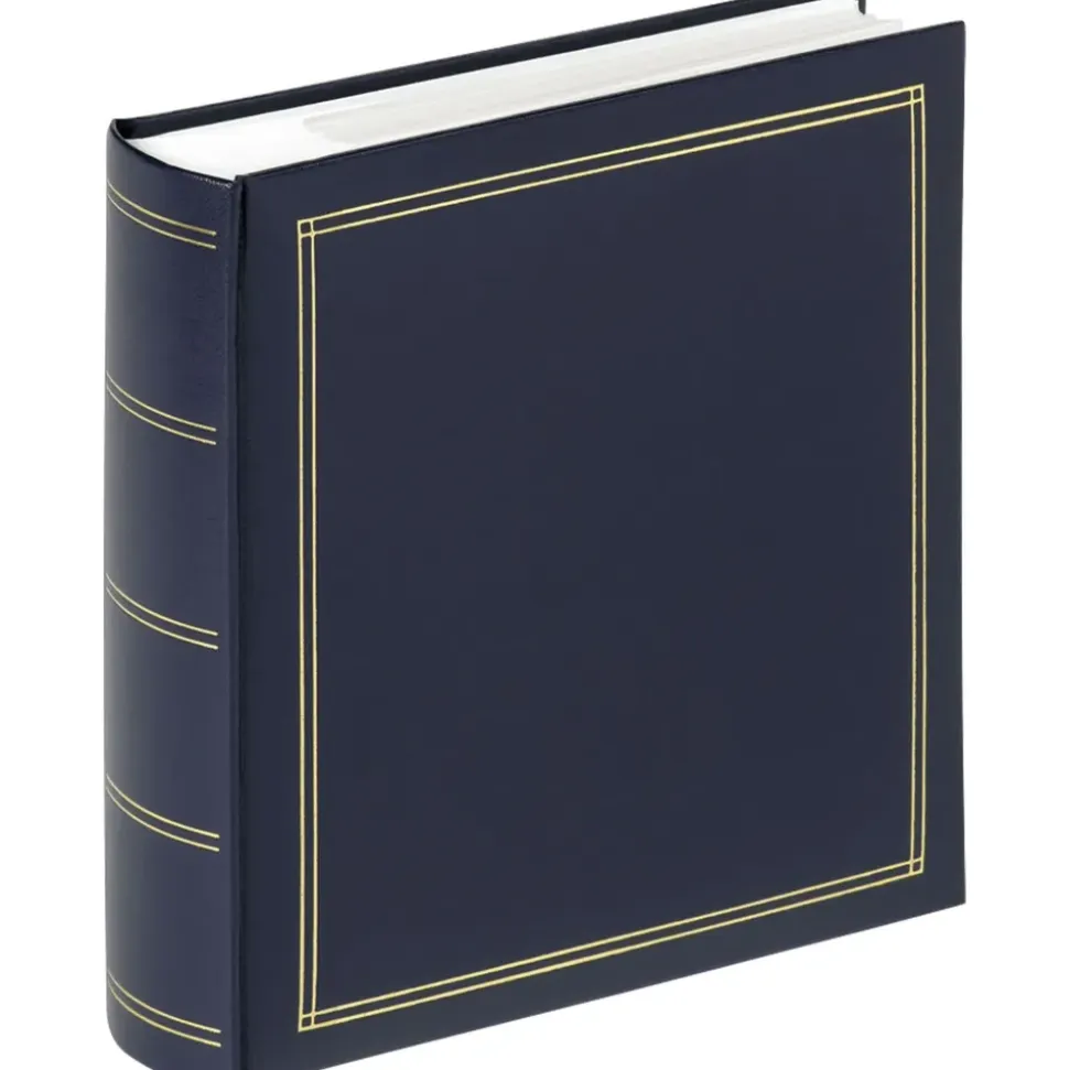 walther design Fotoalbum blau 200 Fotos Memo-Einsteck ME-138-L