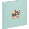 walther design Fotoalbum mintgrün 26x25 40 Seiten Buchalbum FA-205-A