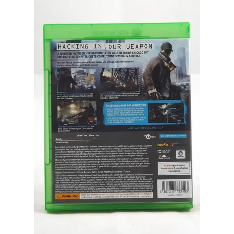 Watch Dogs (USK) (Xbox One)