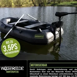 Waterside Schlauchboot Hunter-SP 235 - Schwarz