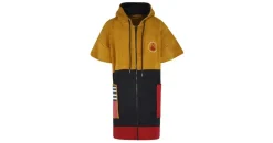 Wave Hawaii - Zip Poncho Dusty Cv - Surf Poncho Gr M schwarz