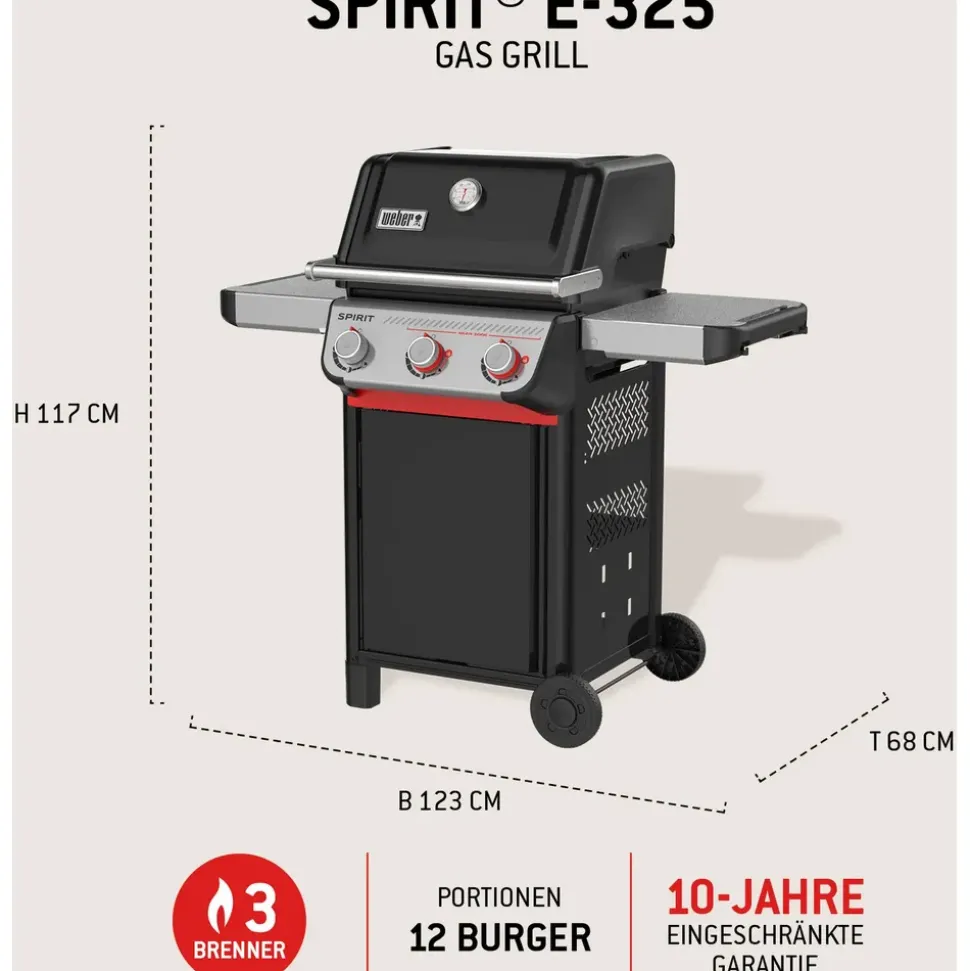 Weber Spirit E-325 GBS schwarz 1500895