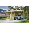 Weka Carport 607 mit Geräteraum