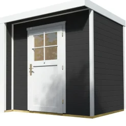 Weka Designhaus 262 2,09 x 2,05 m anthrazit