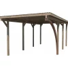 Weka Einzelcarport 606 A 3,00 x 6,00 m kdi mit Rundbogen