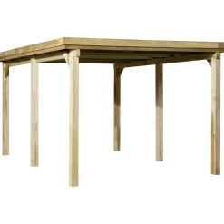 Weka Einzelcarport 617 2,94 x 3,98 m kdi ohne Dachplatten