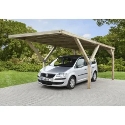 Weka Y-Flachdach Carport 3,00 x 3,62 m kdi