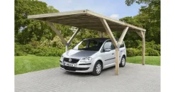 Weka Y-Flachdach Carport 3,00 x 3,62 m kdi