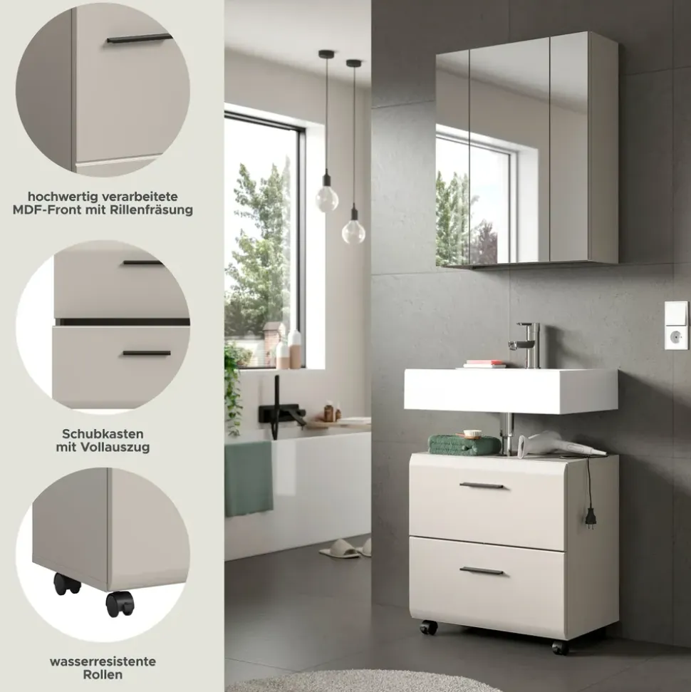 WELLTIME Florenz 2-tlg. Beige