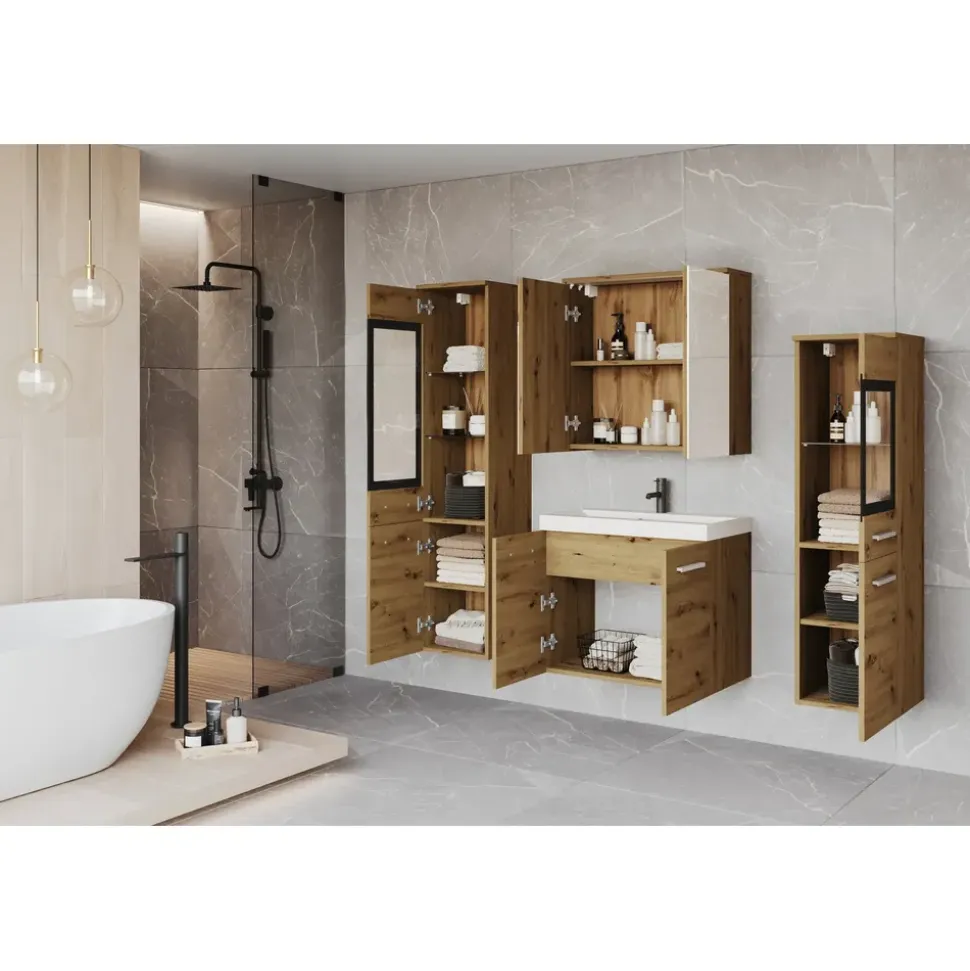 WELLTIME MADRIT II 5-tlg. Braun/Eiche