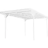 Westmann Carport Helsinki 3,05 x 5,03 m weiß inkl. Regenrinne