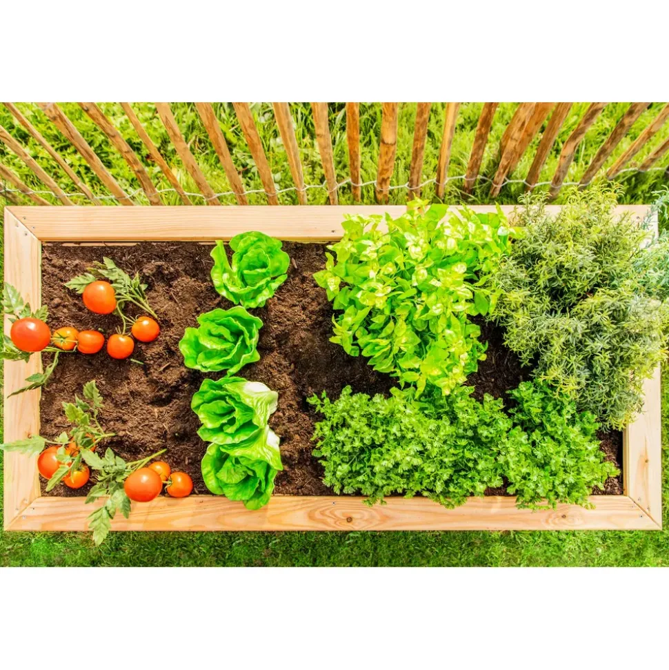 Westmann Hochbeet Klassik 130 130 x 65 x 84 cm Natur