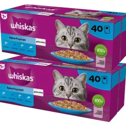Whiskas 1+ Fisch Auswahl in Gelee Nassfutter