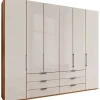 Wiemann Falttürenschrank Monaco 246,9 x 236 x 58 cm Beige/Braun