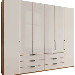Wiemann Falttürenschrank Monaco 246,9 x 236 x 58 cm Beige/Braun