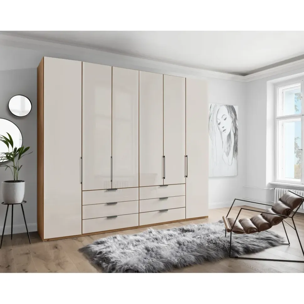 Wiemann Falttürenschrank Monaco 246,9 x 236 x 58 cm Beige/Braun