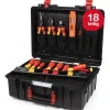 Wiha Werkzeugkoffer Basic Set L electric 18-tlg. rot/gelb