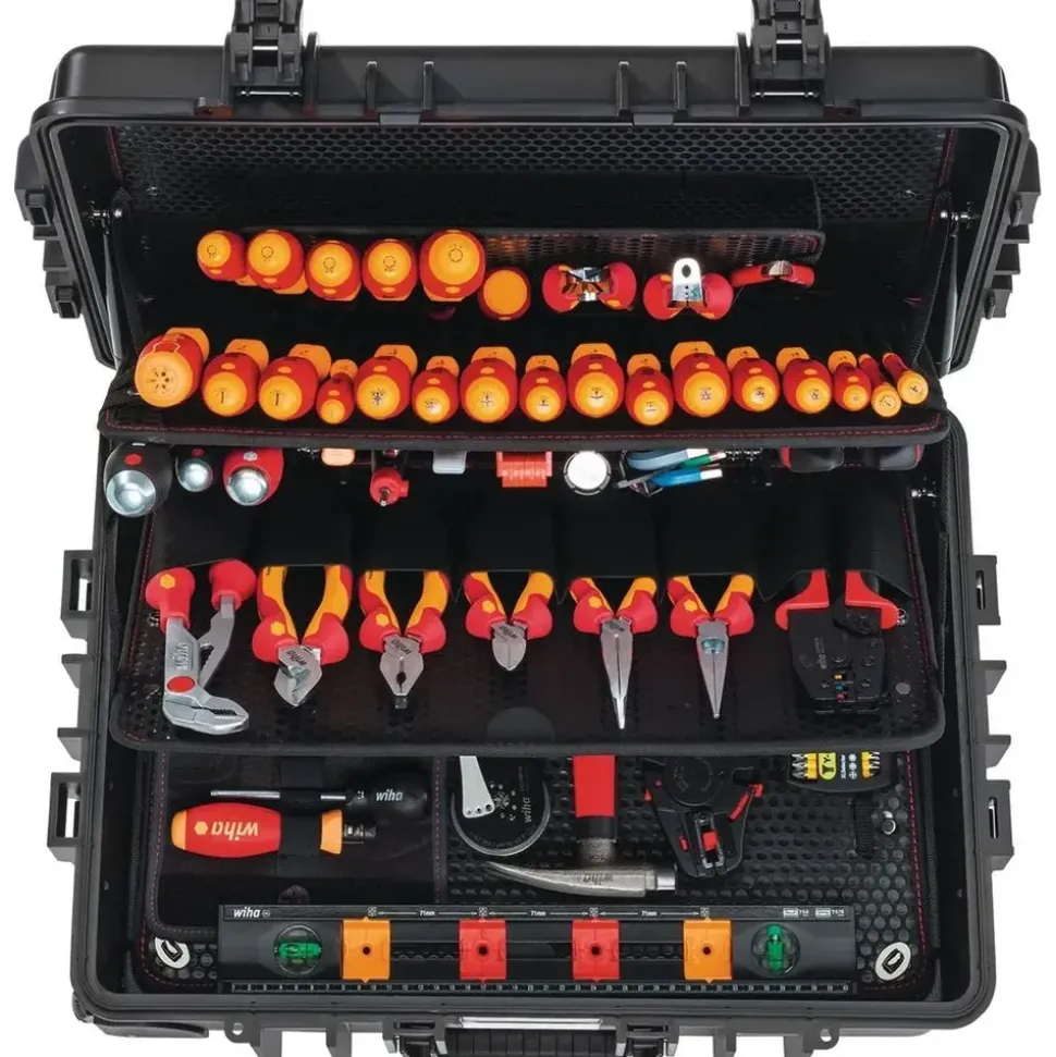 Wiha Werkzeugkoffer Elektriker Competence XXL II 115-tlg. schwarz