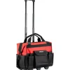 Wiltec Werkzeugtrolley 19 Fächer rot/schwarz 46x25x37 cm