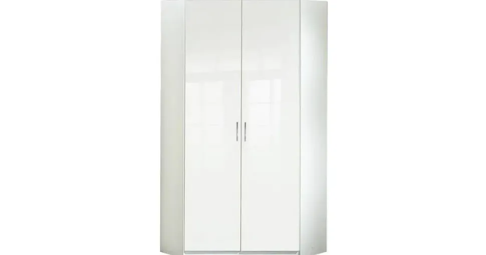 WIMEX Eckschrank 95 x 198 x 95 cm Weiß